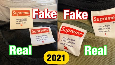 real vs fake supreme shirts.